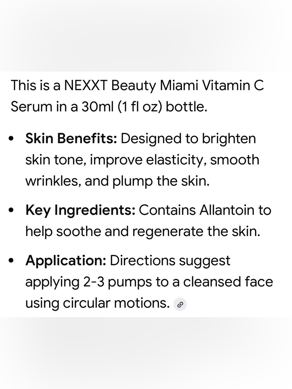 NEXXT Vitamin C Serum - NIB (30 ml) - Picture 4 of 4